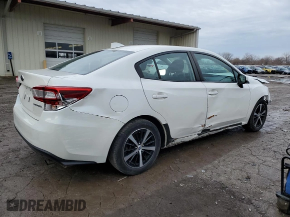 2023 Subaru Impreza Premium with VIN 4S3GKAV64P3600976, listed as a Copart auction lot 43716355 with 19,846 mi miles and Salvage title. Bid and sale history available at DreamBid. Image 3.