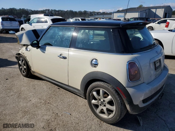 2008 MINI Cooper Hardtop S with VIN WMWMF73568TV35017, listed as a Copart auction lot 46003155 with NaN miles and Salvage Title. Bid and sale history available at carsss.com. Image 2.