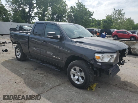 2022 Ram 1500 Big Horn z VIN 1C6SRFBT6NN159941, wystawiony jako Copart lot #59280195 z przebiegiem 52 864 mil mil oraz Szkoda całkowita • Salvage title. Historia ofert i sprzedaży dostępna na DreamBid. Obrazek 4.