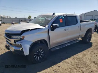 2021 Chevrolet Silverado 1500 LT with VIN 3GCUYDED9MG102749, listed as a Copart auction lot 73362344 with 53,299 mi miles and Salvage Title. Bid and sale history available at carsss.com. Image 1.