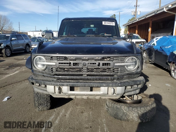 2023 Ford Bronco Raptor with VIN 1FMEE5JR4PLA93286, listed as a Copart auction lot 48144375 with 36,348 mi miles and Salvage title. Bid and sale history available at DreamBid. Image 5.