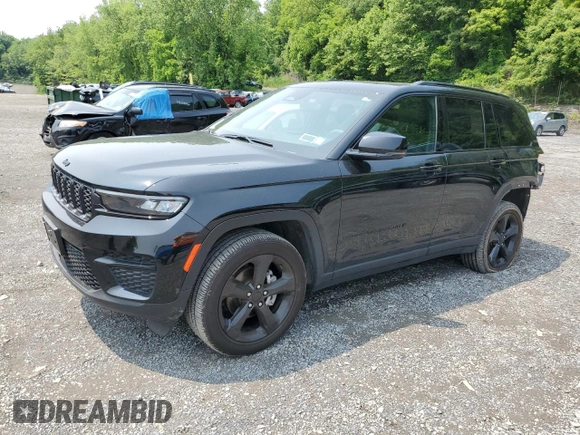 2024 Jeep Grand Cherokee Altitude with VIN 1C4RJHAG4RC681922, listed as a Copart auction lot 59997195 with 12,042 mi miles and Salvage title. Bid and sale history available at DreamBid. Image 1.