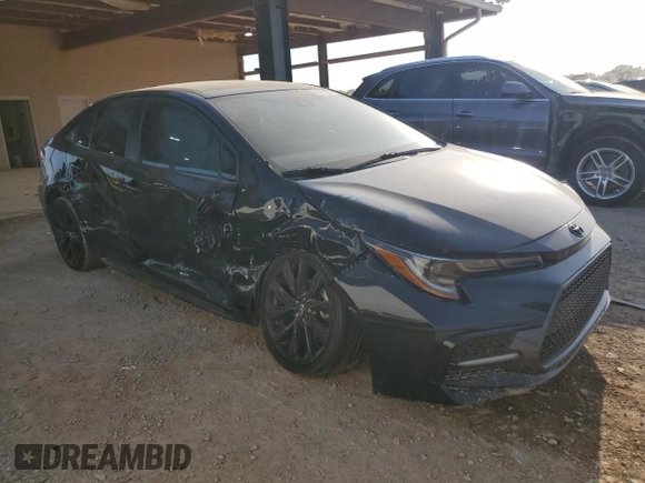 2022 Toyota Corolla SE with VIN 5YFS4MCE1NP117689, listed as a Copart auction lot 51479005 with 32,420 mi miles and Salvage Title. Bid and sale history available at DreamBid. Image 4.