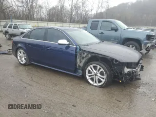 2013 Audi S4 Premium Plus with VIN WAUBGAFL3DA183869, listed as a Copart auction lot 52147415 with 104,873 mi miles and Salvage Title. Bid and sale history available at carsss.com. Image 4.