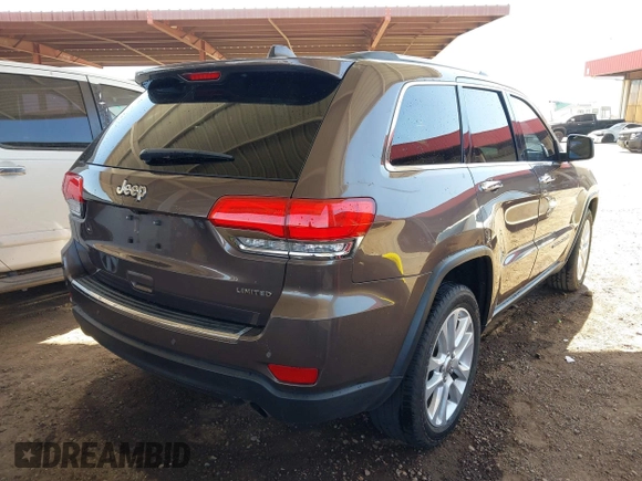 2017 Jeep Grand Cherokee Limited with VIN 1C4RJEBGXHC846920, listed as a IAAI auction lot 41718763 with 131,757 mi miles. Bid and sale history available at carsss.com. Image 4.