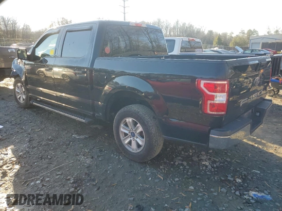 2018 Ford F-150 XL with VIN 1FTEW1C58JFC55219, listed as a Copart auction lot 84671284 with 106,179 mi miles and Salvage Title. Bid and sale history available at carsss.com. Image 2.