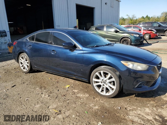 2017 Mazda Mazda6 Touring with VIN JM1GL1V53H1144051, listed as a Copart auction lot 49391565 with 119,184 mi miles and Salvage Title. Bid and sale history available at carsss.com. Image 4.