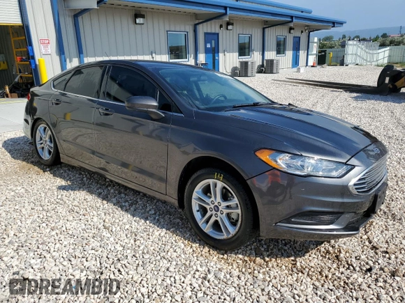2018 Ford Fusion SE with VIN 3FA6P0H70JR110061, listed as a Copart auction lot 63621674 with 54,340 mi miles and Salvage Title. Bid and sale history available at carsss.com. Image 4.