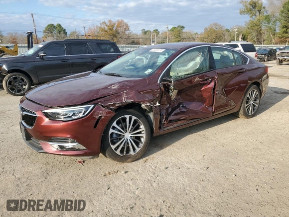 2019 Buick Regal Essence with VIN W04GP6SX1K1076292, listed as a Copart auction lot 86063524 with 16,396 mi miles and Salvage title. Bid and sale history available at DreamBid. Image 1.