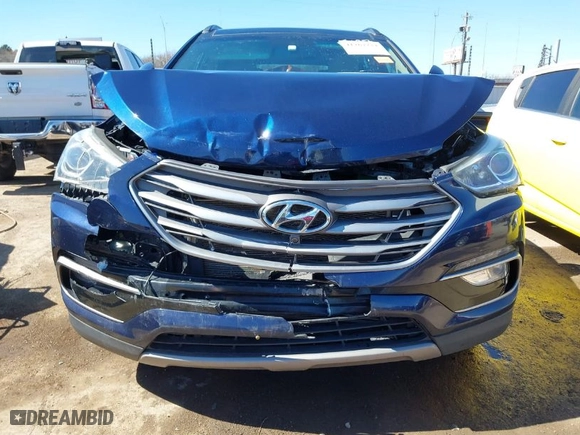 2017 Hyundai Santa Fe Sport Luxury with VIN 5XYZUDLB5HG415837, listed as a IAAI auction lot 41767734 with 128,862 mi miles. Bid and sale history available at carsss.com. Image 12.