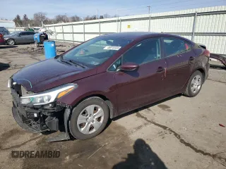 2017 Kia Forte LX with VIN 3KPFK4A72HE058220, listed as a Copart auction lot 46610335 with 84,116 mi miles and Salvage Title. Bid and sale history available at carsss.com. Image 1.