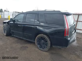 2017 Cadillac Escalade Platinum with VIN 1GYS4DKJ2HR313241, listed as a IAAI auction lot 41899875 with 108,875 mi miles. Bid and sale history available at carsss.com. Image 3.