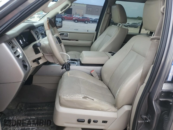 2010 Ford Expedition Max Limited with VIN 1FMJK2A58AEB68702, listed as a Copart auction lot 61085195 with 244,370 mi miles and Salvage title. Bid and sale history available at DreamBid. Image 7.