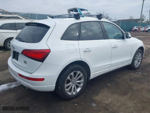 2017 Audi Q5 Premium with VIN WA1C2AFP5HA006846, listed as a IAAI auction lot 41560596 with 159,656 mi miles. Bid and sale history available at carsss.com. Image 4.