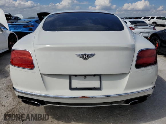 2016 Bentley Continental GT with VIN SCBFT7ZA6GC053724, listed as a Copart auction lot 77163994 with 37,984 mi miles and Salvage Title. Bid and sale history available at DreamBid. Image 6.