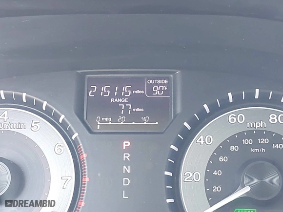 2012 Honda Odyssey EX-L with VIN 5FNRL5H64CB131197, listed as a IAAI auction lot 41829107 with 215,115 mi miles. Bid and sale history available at carsss.com. Image 16.