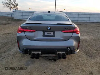 2025 BMW M4 Competition xDrive with VIN WBS33HK02SCS52584, listed as a Copart auction lot 84118774 with 3,533 mi miles and Salvage Title. Bid and sale history available at carsss.com. Image 6.