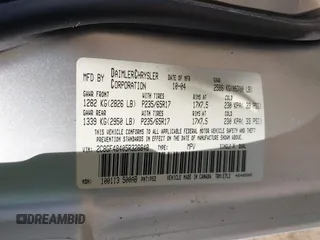 2005 Chrysler Pacifica z VIN 2C8GF48405R328848, wystawiony jako IAAI lot #42031779 z przebiegiem 163 874 mil mil oraz . Historia ofert i sprzedaży dostępna na DreamBid. Obrazek 9.