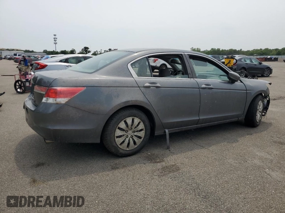 2011 Honda Accord LX with VIN 1HGCP2F37BA078683, listed as a Copart auction lot 60726405 with Not provided miles and Salvage title. Bid and sale history available at DreamBid. Image 3.