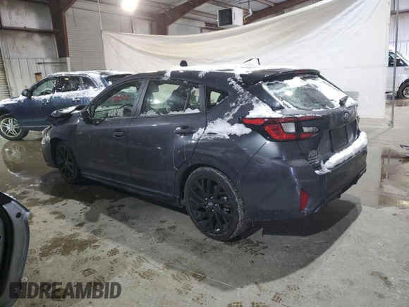 2024 Subaru Impreza RS with VIN JF1GUHHC7R8860434, listed as a Copart auction lot 41838645 with 3,350 mi miles and Salvage Title. Bid and sale history available at carsss.com. Image 2.