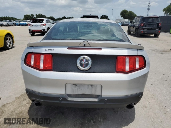 2012 Ford Mustang Premium with VIN 1ZVBP8AM8C5262969, listed as a Copart auction lot 58621735 with Not provided miles and Non repairable. Bid and sale history available at DreamBid. Image 6.