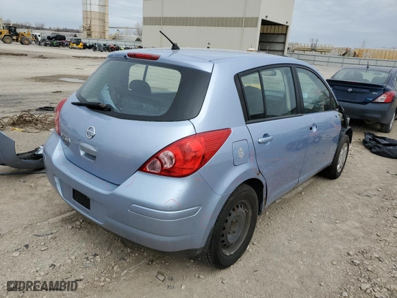 2010 Nissan Versa 1.8 S with VIN 3N1BC1CP9AL351981, listed as a Copart auction lot 49783215 with 183,633 mi miles and Salvage Title. Bid and sale history available at carsss.com. Image 3.