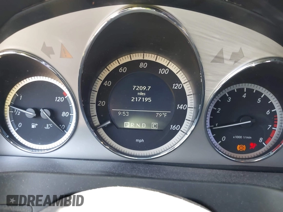 2009 Mercedes-Benz C 350 Sport with VIN WDDGF56X09R058025, listed as a IAAI auction lot 42660388 with 217,195 mi miles and . Bid and sale history available at DreamBid. Image 7.