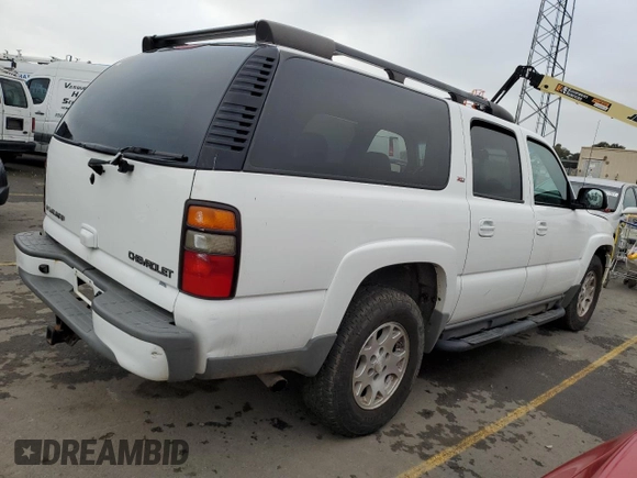 2005 Chevrolet Suburban Z71 with VIN 3GNFK16Z25G142540, listed as a Copart auction lot 86410404 with 138,223 mi miles and Salvage Title. Bid and sale history available at carsss.com. Image 3.