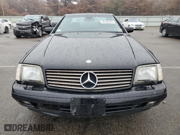 1998 Mercedes-Benz SL 500 with VIN WDBFA67F9WF159317, listed as a Copart auction lot 74148733 with 47,681 mi miles and Non repairable. Bid and sale history available at DreamBid. Image 5.