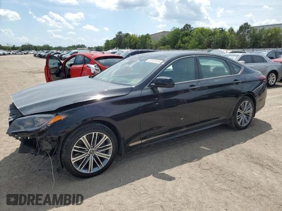 2019 Genesis G80 3.3T Sport with VIN KMTFN4JB4KU320146, listed as a Copart auction lot 50157415 with 40,786 mi miles and Salvage Title. Bid and sale history available at carsss.com. Image 1.