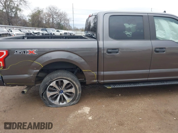 2020 Ford F-150 XL with VIN 1FTEW1C47LKD55183, listed as a IAAI auction lot 41689782 with 67,715 mi miles. Bid and sale history available at carsss.com. Image 6.