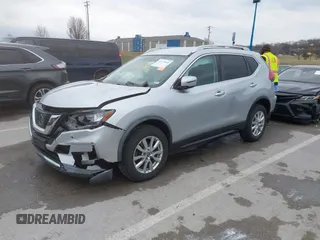 2017 Nissan Rogue SV with VIN KNMAT2MV1HP585073, listed as a IAAI auction lot 41173945 with 112,854 mi miles. Bid and sale history available at carsss.com. Image 19.