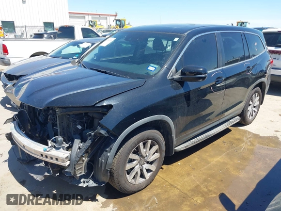 2019 Honda Pilot EX-L with VIN 5FNYF5H56KB042918, listed as a IAAI auction lot 42040516 with 113,433 mi miles and . Bid and sale history available at DreamBid. Image 2.