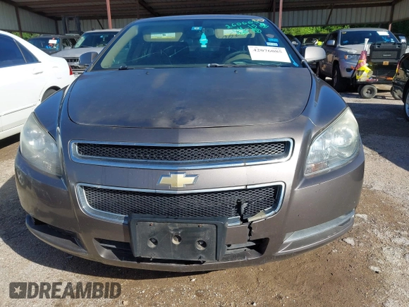 2012 Chevrolet Malibu 1LT with VIN 1G1ZC5E0XCF260663, listed as a IAAI auction lot 42076085 with 301,269 mi miles and . Bid and sale history available at DreamBid. Image 6.
