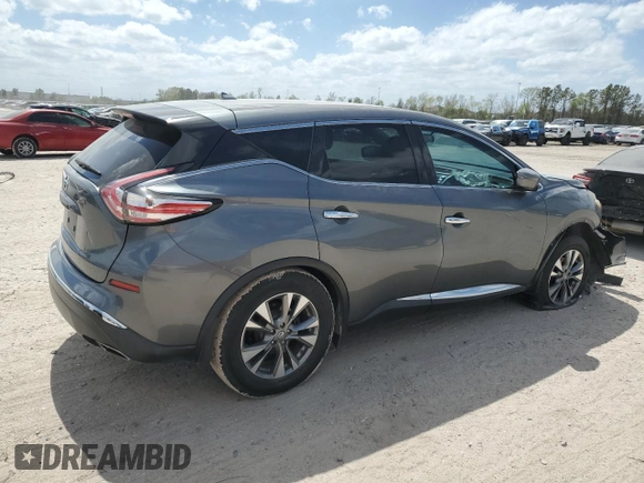 2016 Nissan Murano SV with VIN 5N1AZ2MG3GN131204, listed as a Copart auction lot 49336345 with 158,772 mi miles and Salvage Title. Bid and sale history available at carsss.com. Image 3.