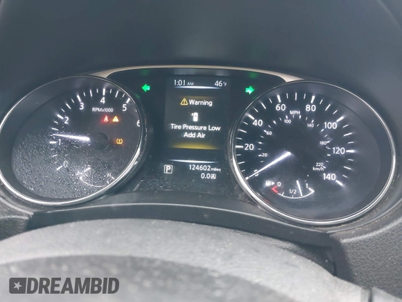 2016 Nissan Rogue SL with VIN 5N1AT2MV2GC822347, listed as a IAAI auction lot 40869066 with 124,602 mi miles and . Bid and sale history available at DreamBid. Image 7.