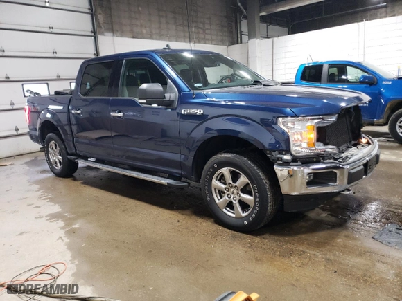 2019 Ford F-150 XL with VIN 1FTEW1E4XKKE10396, listed as a Copart auction lot 51254325 with 141,064 mi miles and Salvage Title. Bid and sale history available at carsss.com. Image 4.