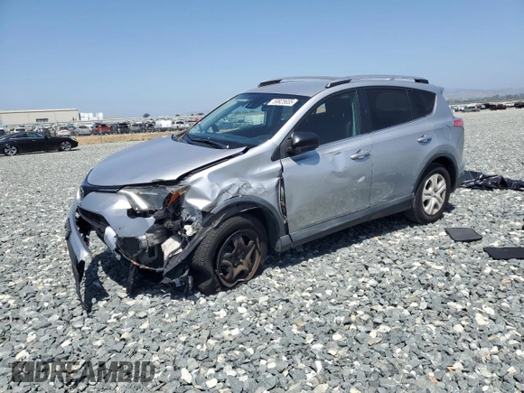 2017 Toyota RAV4 LE with VIN 2T3BFREV1HW566613, listed as a Copart auction lot 59925655 with 74,444 mi miles and Salvage title. Bid and sale history available at DreamBid. Image 1.