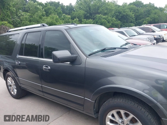 2015 Ford Expedition Max Limited with VIN 1FMJK1KT3FEF49677, listed as a IAAI auction lot 42114322 with 130,649 mi miles. Bid and sale history available at carsss.com. Image 14.