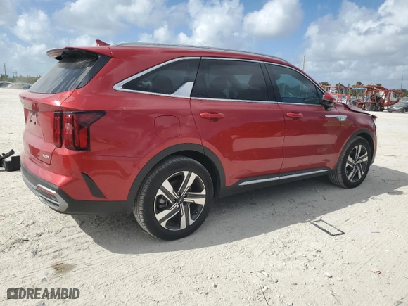 2023 Kia Sorento Plug-In Hybrid SX Prestige with VIN KNDRMDLH2P5202081, listed as a Copart auction lot 79033324 with 15,094 mi miles and Non Repairable. Bid and sale history available at carsss.com. Image 3.