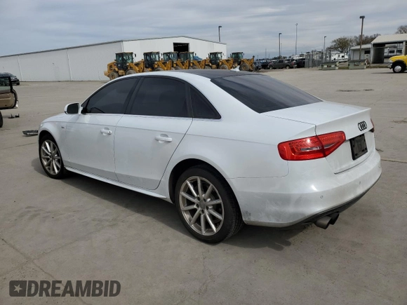 2015 Audi A4 Premium Plus with VIN WAUFFAFL9FN043440, listed as a Copart auction lot 46427395 with 118,151 mi miles and Salvage Title. Bid and sale history available at carsss.com. Image 2.