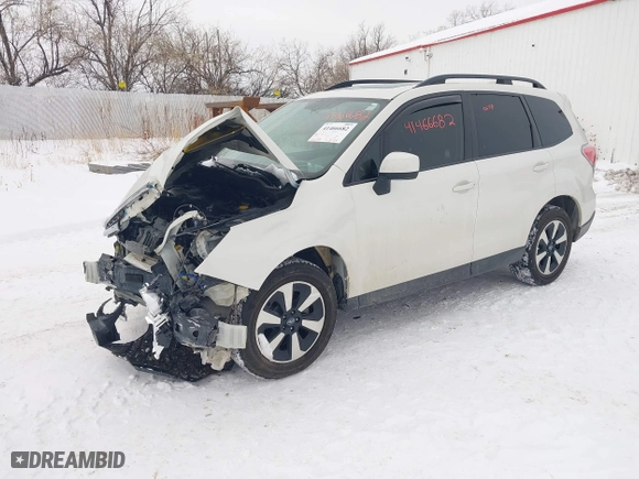 2017 Subaru Forester Premium with VIN JF2SJAEC1HH529955, listed as a IAAI auction lot 41466682 with 126,118 mi miles. Bid and sale history available at carsss.com. Image 20.