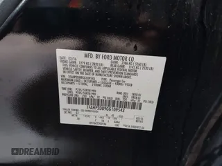 2016 Ford Taurus SE с VIN 1FAHP2D89GG109543, выставлен на аукционе IAAI как лот 42113934 с пробегом 141 296 миль миль и . История ставок и продаж доступна на DreamBid. Изображение 9.