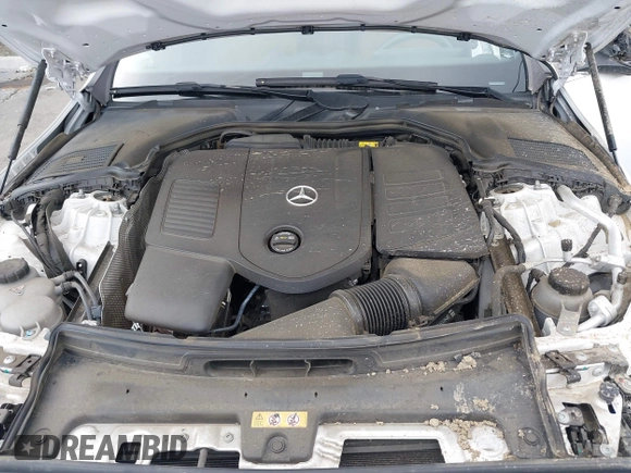 2023 Mercedes-Benz C 300 with VIN W1KAF4HB9PR084072, listed as a IAAI auction lot 41754044 with 27,496 mi miles and . Bid and sale history available at DreamBid. Image 10.
