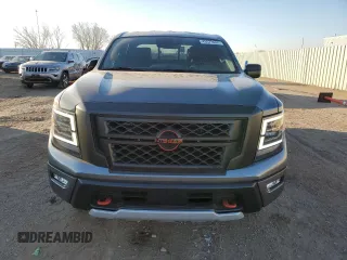 2024 Nissan Titan Pro-4X with VIN 1N6AA1ED7RN106901, listed as a Copart auction lot 43573995 with 42,973 mi miles and Salvage title. Bid and sale history available at DreamBid. Image 5.