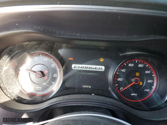 2018 Dodge Charger GT with VIN 2C3CDXJG5JH182267, listed as a Copart auction lot 44221455 with 116,715 mi miles and Salvage Title. Bid and sale history available at carsss.com. Image 9.