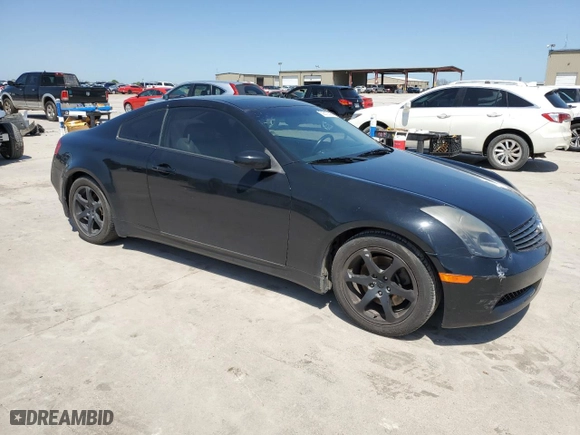 2007 Infiniti G35 Coupe with VIN JNKCV54E37M910163, listed as a Copart auction lot 52613545 with 164,785 mi miles and Clean Title. Bid and sale history available at carsss.com. Image 4.