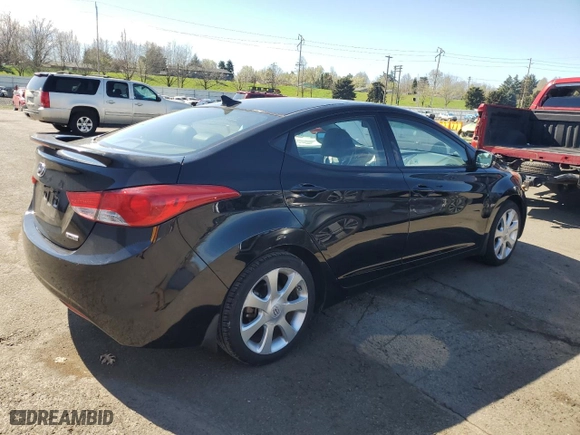 2013 Hyundai Elantra GLS PZEV with VIN KMHDH4AE8DU693485, listed as a Copart auction lot 50629015 with 94,808 mi miles and Salvage Title. Bid and sale history available at carsss.com. Image 3.