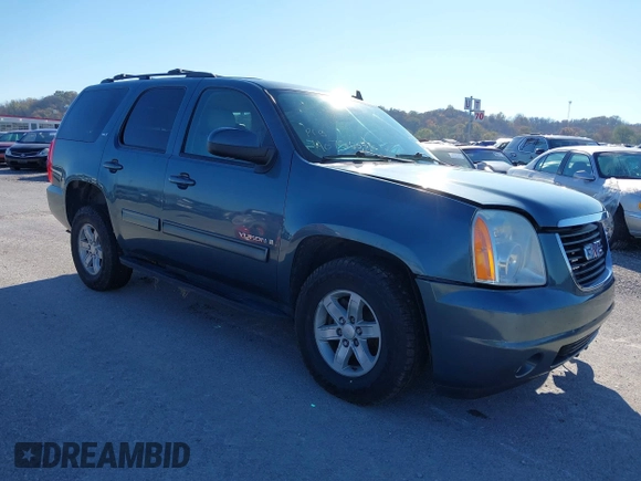 2009 GMC Yukon SLT 4SB with VIN 1GKFK33049R248055, listed as a IAAI auction lot 40756058 with 163,477 mi miles and . Bid and sale history available at DreamBid. Image 1.