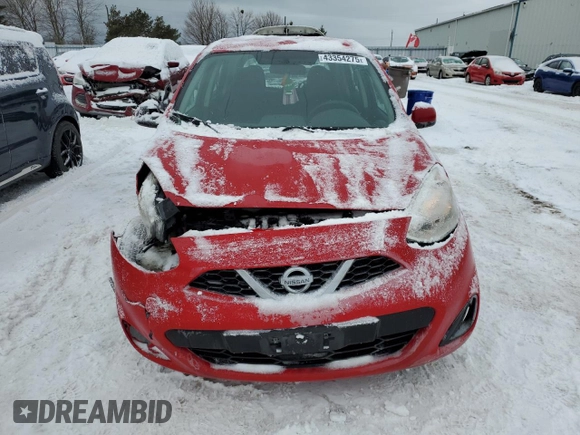 2017 Nissan Micra S z VIN 3N1CK3CP9HL236293, wystawiony jako Copart lot #43354275 z przebiegiem 87 983 mil mil oraz Szkody całkowita. Historia ofert i sprzedaży dostępna na DreamBid. Obrazek 5.